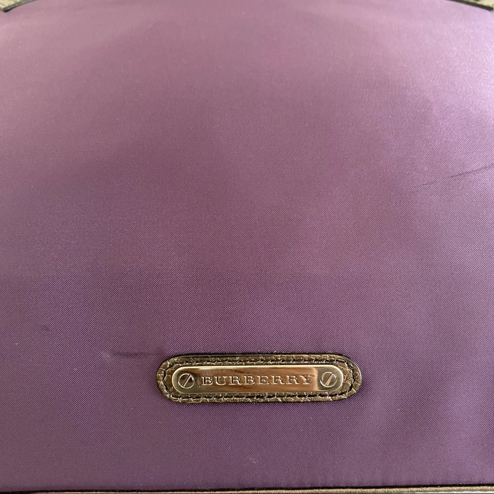 Burberry nylon leather